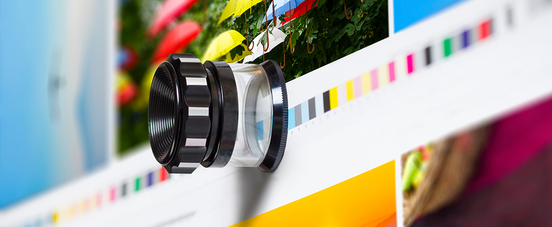 colour selector against a wall of images