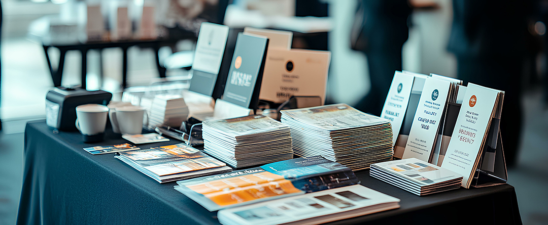 leaflets-01 table full of different size leaflets