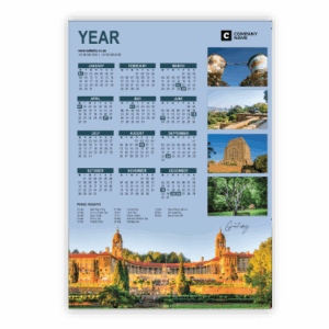 Wall Calendar SA Provinces Gauteng
