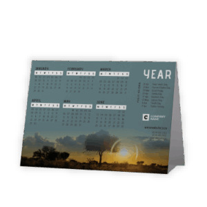 Tent or A-Frame Calendar SA Sunsets Bush