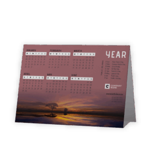 Tent or A-Frame Calendar SA Sunsets African Sky