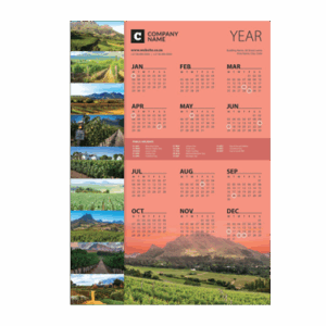 Wall Calendar SA Landscapes Vineyards