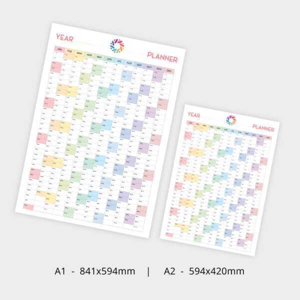 Year Planner - Upload your own artwork | Remata