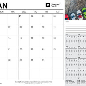 Desk Pad Calendars Sports Cars