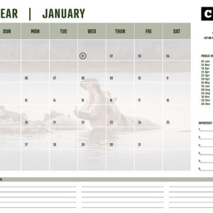 Desk Pad Calendars SA Wildlife