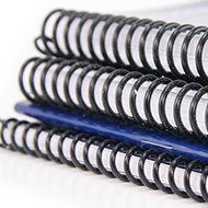 Business concept. Top view photo of workplace stack of pink diar