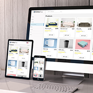 Business concept. Top view photo of workplace stack of pink diar