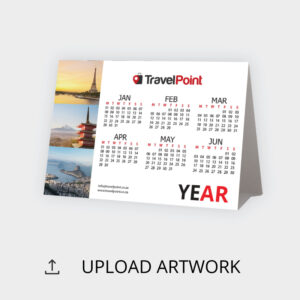 Tent or A-Frame Calendar - Upload your own artwork