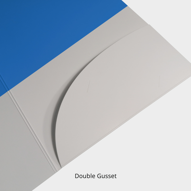 Digital Printed Presentation Folder with unprinted pocket attached - Image 2