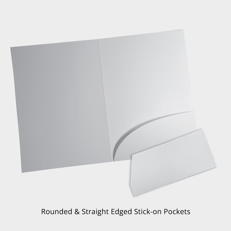 Digital Printed Presentation Folder with unprinted pocket attached - Image 6